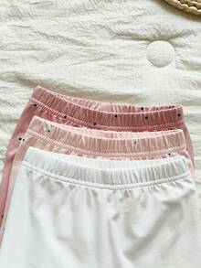 Vintaside Kids 3件套波点碎花婴儿/幼儿打底裤套装，婴儿/幼儿下装，婴儿/幼儿裤子 - 彩色 - 查看 5