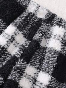 Genkimix Kids 男童黑色格子电子游戏图案长袖上衣和裤子羊毛套装 - 黑色 - 查看 5