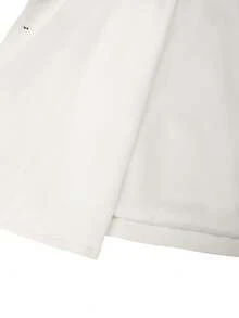 Manfinity Mode 男士纯色单排扣休闲通勤夹克，秋季款 - 白色 - 查看 6