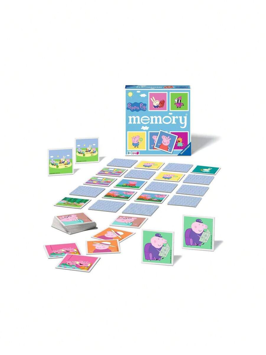 Memory® Peppa Pig 2-8 Players Children And Adult 20886 - Multicolor - View 1