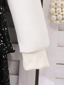 SHEIN 2件套少女休闲印花T恤和印花长裤，含购物袋，时尚少女套装 - 彩色 - 查看 7