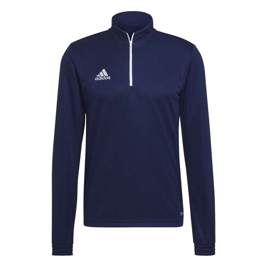 Adidas هوديز وسويت شيرتات رياضية وخارجية للرجال مبطنة بالصوف الناعم دافئة للتنقل وعطلة نهاية الأسبوع والجيم HB5327 - أزرق بحري - مشاهدة 1