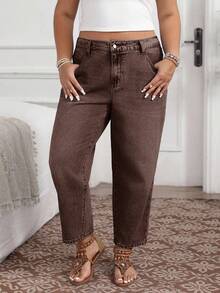 EMERY ROSE Jeans casuales de unicolor talla grande