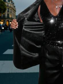 Maija Velvet Floral Sequin Embellished Party/Christmas Blazer For Women, Winter Clothes, Autumn Clothes , Halloween Costumes, Halloween Cosplay, Christmas Party , New Year Clothes , New Year Women,Thanksgiving Outfit For Women,Luxurious Party Attire, Old Money Style, Unique, Vintage Modern,Black Blazer