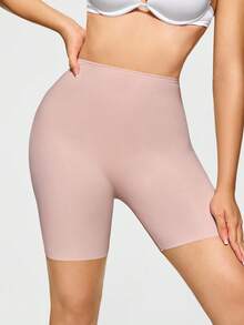 SHAPORA Quần định hình màu trơn thoải mái cho nữ - Hồng - Xem 4