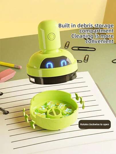 Teckwe 632 Desktop Stofzuiger Cleaner Clean The Keyboard Gap Cordless Is More Flexible Free To Not Only Tool, But Also Fun ation 400Mah Battery view 3