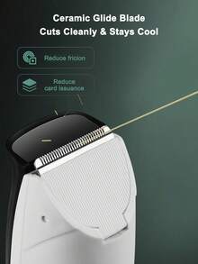 Teckwe Electric Hair Clipper For Home Use, Teen Hair Clipper, Quiet Home Hair Clipper With Automatic Vacuum Function, Smart Vacuum Kit, Portable USB Rechargeable, Easy Styling And, Professional Electric Shaver With Limited Comb Set, Suitable For Family Use.500 MAh Battery For Continuous Operation Ceramic Blades Are More Durable