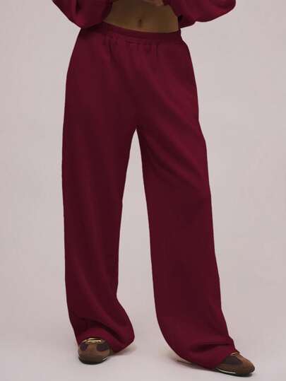 MUSERA Oversized Fleece Sweatpants Casual Lounge Joggers Cosy Pants Joggers