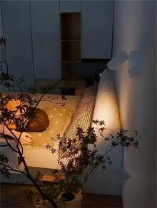 1PC LED Rechargeable Wall Light, Magnetic Spotlight, Painting Light, Nightlight, Bedside Reading Lamp, Eye-Caring Bedroom Night Light, Dimmable, Wireless No Drilling, 360° Rotatable Touch Control, Rechargeable Battery - Multicolorido - Visão 7