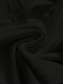 ROMWE Grunge Punk Grey Piano Note Cute Pink Sexy Low-Cut Women Shorts - Black - View 4