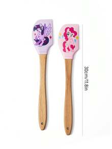 My Little Pony X SHEIN 1pc / 2pcs Silicone Scraper Baking Tools Long Handle Spatula Cream Cake,Gift Ideas - Multicolor - View 3