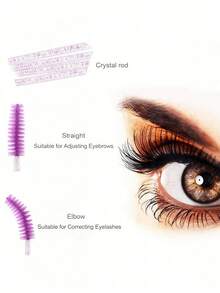 200/100pcs /70pcs /50pcs /10pcs Bulk Disposable Mascara Wands Eyelash Brush Spoolies Makeup Applicator Eye Lash Extension Eyebrow Comb Makeup Tools Room Decor Vanity Travel Bedroom Beauty Supplies Professional Lash Kit Makeup Accessories Beauty Tools - Multicolor - View 3