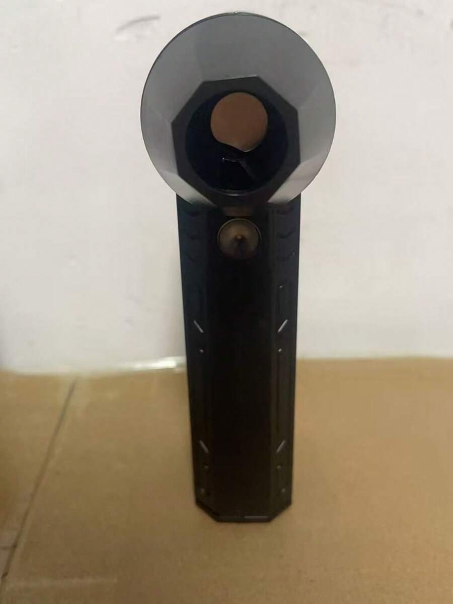 便携式暴力涡轮小风扇吹尘机,手持式,可用于除尘,吹雪,吹碳,烧烤,碳点火,户外点火,多功能户外使用,适用于电脑及配件,吹风机 - 黑色 - 查看 1