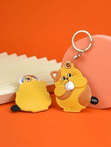 POKOJA LAND Kawaii Capybara Card Keychain, Viral Animal Cardholder Key Ring With Lanyard, Cute Gift For Friends - Multicolor - View 2