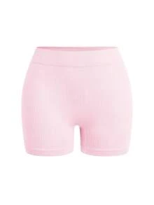 Snug Zone 7 piezas Boyshorts unicolor tejido de canalé - Multicolor - Ver 13