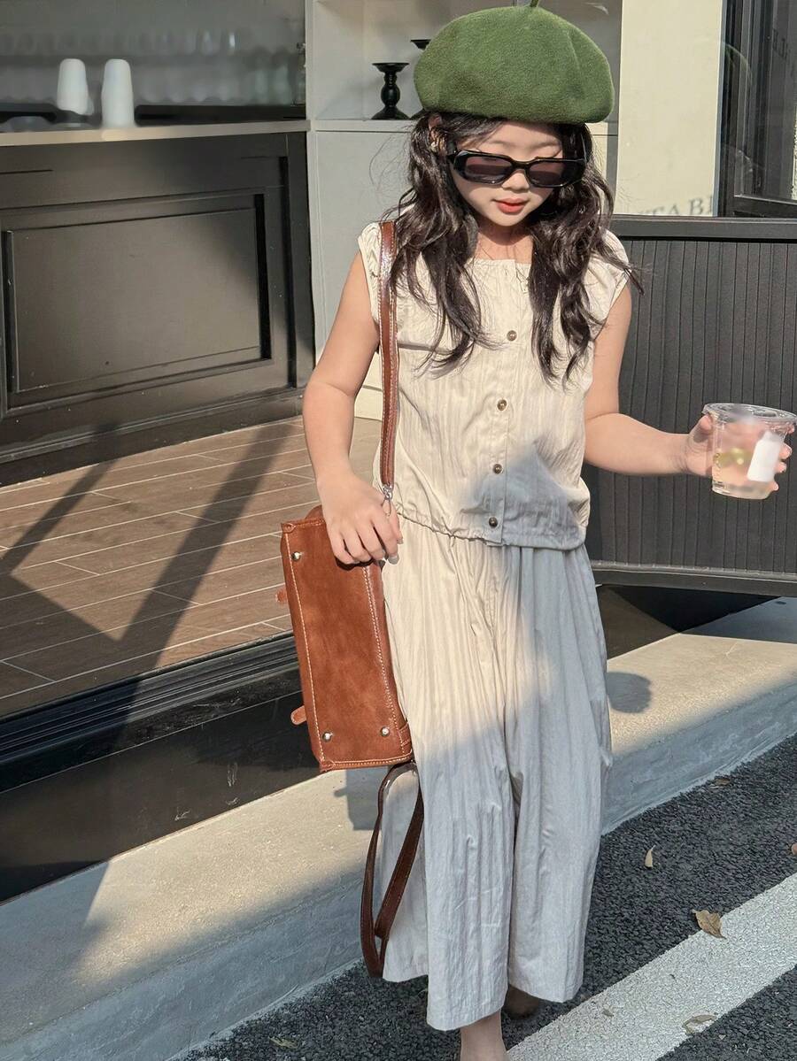 DAZY 2 Stücke Herbst-Kleidung Set für Tween-Mädchen