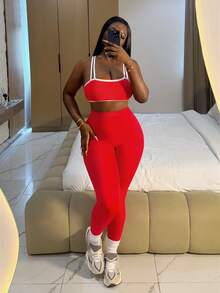 Core Rhythm Women Seamless High Elasticity Sports Yoga Fitness Set - Bra And Leggings Workout Women Sets