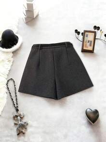 Franclia شورتات كاجوال ذات خصر عالي مع حزام لتنحيف الخصر للنساء، شورتات خصر عالي باللون الأسود، شورتات أنيقة، شورتات تنورة، أطقم شورتات قصيرة، شورتات خصر عالي باللون الأسود، شورتات صوفية