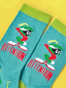 LOONEY TUNES X SHEIN Calcetines tipo tripulación para mujer - Multicolor - Ver 2