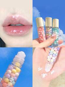 SHEGLAM Good Times 滾珠唇油-生活是派對 透明豐唇護理 高光澤效果 不粘膩睡眠面膜 保濕滾珠塗抹器 Li Makeup 夏日氛圍唇彩 品牌 美容 化妝 化妝品 適合女性與女孩 完美搭配冬季 Y2K 時尚 流行 生日禮物 假期 派對準備就緒 最佳顏色 - Life's a Party - 查看 1