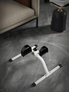 1件装迷你可调节自行车脚踏训练器便携式健身器材，适用于手臂和腿部训练，家庭办公室使用，四季皆宜的健身器材