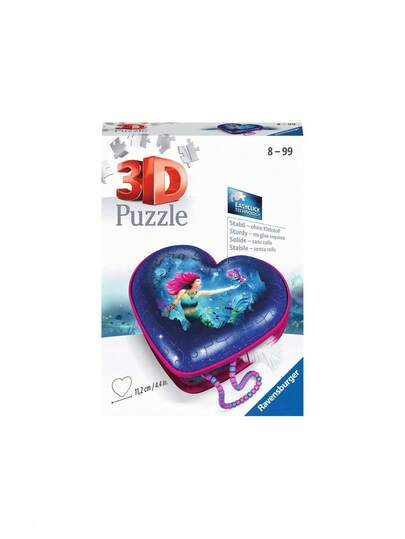 Ravensburger Heart Box - Mermaid 54 Piece Jigsaw Puzzle Age 8 Years+ 11249