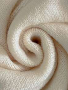 Chiquease Áo len dài tay dáng rộng cổ tròn màu trơn thanh lịch, đa năng, thoải mái cho nữ, thích hợp mặc vào ngày lễ tình nhân, hẹn hò và mặc hàng ngày, mùa thu/đông - Nhiều màu - Xem 6