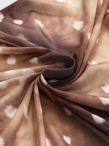 ROMWE Avant Áo yếm hở lưng cổ sâu in họa tiết hươu cổ điển Y2K dành cho nữ (Có lót áo hai dây) - Nhiều màu - Xem 4