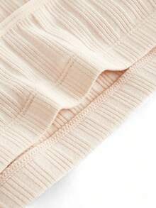 Ocili Women's Comfortable Cotton Rib Knit Bra - Khaki - View 10