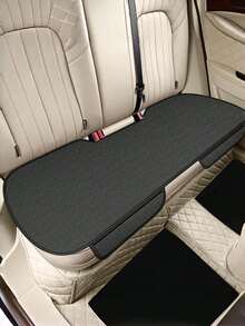 1/3件装通用汽车座椅垫夏季薄款编织粘胶凉爽透气柔软舒适防滑前后座套适用于驾驶通勤旅行汽车配件