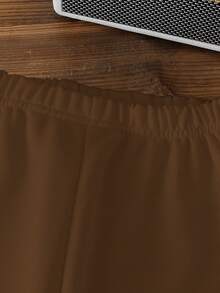 Sparklyn 2pcs/Set Casual Cute Rabbit Print Sweatshirt Top And Sweatpants Set For Girls - Black - View 3