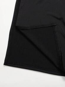 Fashionable & Elegant Knit Oblique Shoulder Snug Fit Dress For Teen Girls