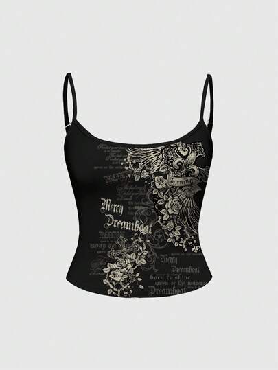 Grunge Punk Sexy Vine Babe Vintage Style Women Tank Top