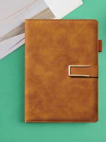 Vintage A5 Leather Notebook 2025 Planner, Personalized Soft Cover Journal With Bookmark, Business Meeting Notes, University Life Essential, Gift For Student, Professionals Writers - Multicolor - View 15