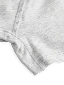 Ocili Women's Comfortable Cotton Logo Waistband Casual Panties - Light Grey - View 7