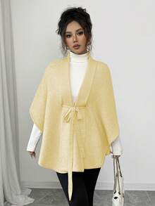 Rafferiza Modischer, lässiger Hochwertige Poncho-Schal Vielseitig, einzigartiger, eleganter Damen Strickjacke, Herbst/Winter