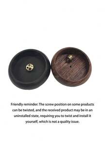 1PC Small Minimalist Style Wooden Incense Stick Holder, Portable, Suitable For Home, Office, Hotel Decoration,Souvenirs Valentine's Day Mother's Day Gifts Birthday Graduation - 彩色 - 查看 9