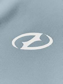 AXEPEAK 男士针织休闲宽松长袖连帽衫，适合秋冬 - 藍色 - 查看 4