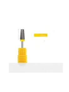 1PC Tapered Flat Cross Cut Nail Drill Bit Tungsten Carbide Grinding Head Heatless Filing For Nail Machine Manicure Tool