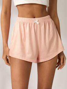 3件套女士格子印花睡裤短裤