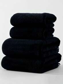 1 Khăn mặt/khăn tắm họa tiết quả dứa mềm mại, thấm hút tốt, nhanh khô, dành cho người lớn và các cặp đôi, sử dụng hàng ngày tại nhà, 1 Khăn tắm 40x80 inch, 1 Khăn tắm/khăn choàng đi biển 80x170 inch, dùng khi trở lại trường học cho tiệm làm đẹp tại nhà - màu đen - Xem 15