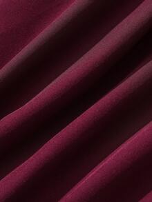 Franclia French-Style Elegant Burgundy Women's Dress, Pleated Dress, Waist-Cinching Slimming Dress, Noble And Elegant Women's Dress, Women's Winter Dress, Women's Party Dress, Elegant Party Dress, Elegant Women's Dress, Women's Winter Dress