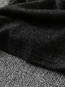 Franclia Women's Elegant Minimalist V-Neck Long Sleeve Ruffle Hem Fitted T-Shirt And High Waist Casual Flare Leg Knit Pants 2 Piece Set, Slimming - Black - View 6