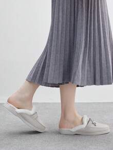 CUCCOO BIZCHIC 女士休闲舒适一脚蹬穆勒鞋 - 淺灰色 - 查看 5