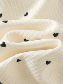 10pcs Baby Girl Polka Dot Print Long Sleeve T-Shirt Set, Cute & Versatile, Autumn/Winter