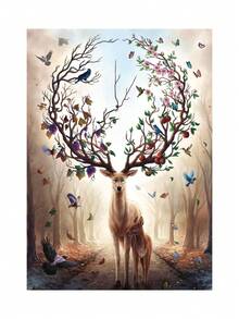 Ravensburger Fantasy Deer 1000 Pieces Adults Puzzles 14 Years+ 12000459 - Multicolor - View 2