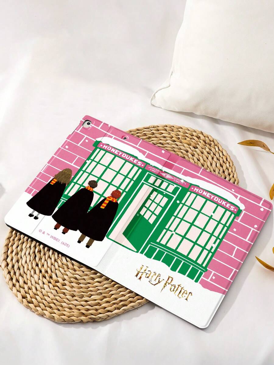 HARRY POTTER X SHEIN Cute Magical Figure Graphic Shockproof And Fashionable Pad Case, Halloween And Christmas Gift,Compatible With Samsung Galaxy Tab,IPad 10th Generation,IPad 7th/8th/9th Generation (10.2-Inch) - Multicolor - View 1