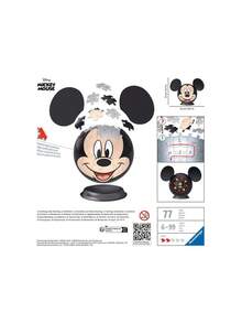 Puzzle-Ball Disney Mickey Mouse Mit Ohren 72 Piece Jigsaw Puzzle Age 6 Years+ 11761 - Multicolor - View 4