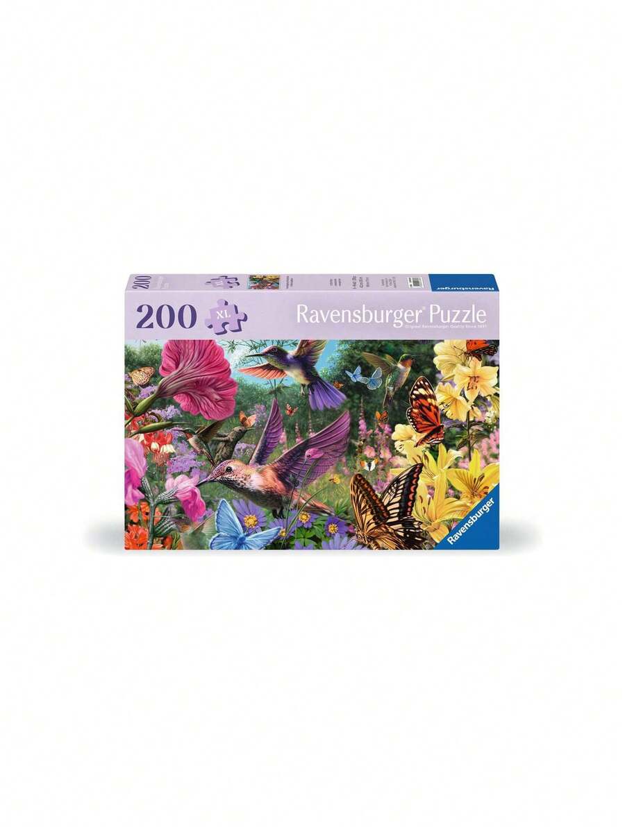 Ravensburger Hummingbirds&Butterflies 200 Pieces Adults Puzzles 9 Years+ 12001369 - Multicolor - View 1