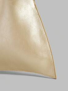 Ontre Túi đeo vai hình trái tim phong cách Y2K dành cho nữ, thích hợp cho năm mới. - Vàng - Xem 6